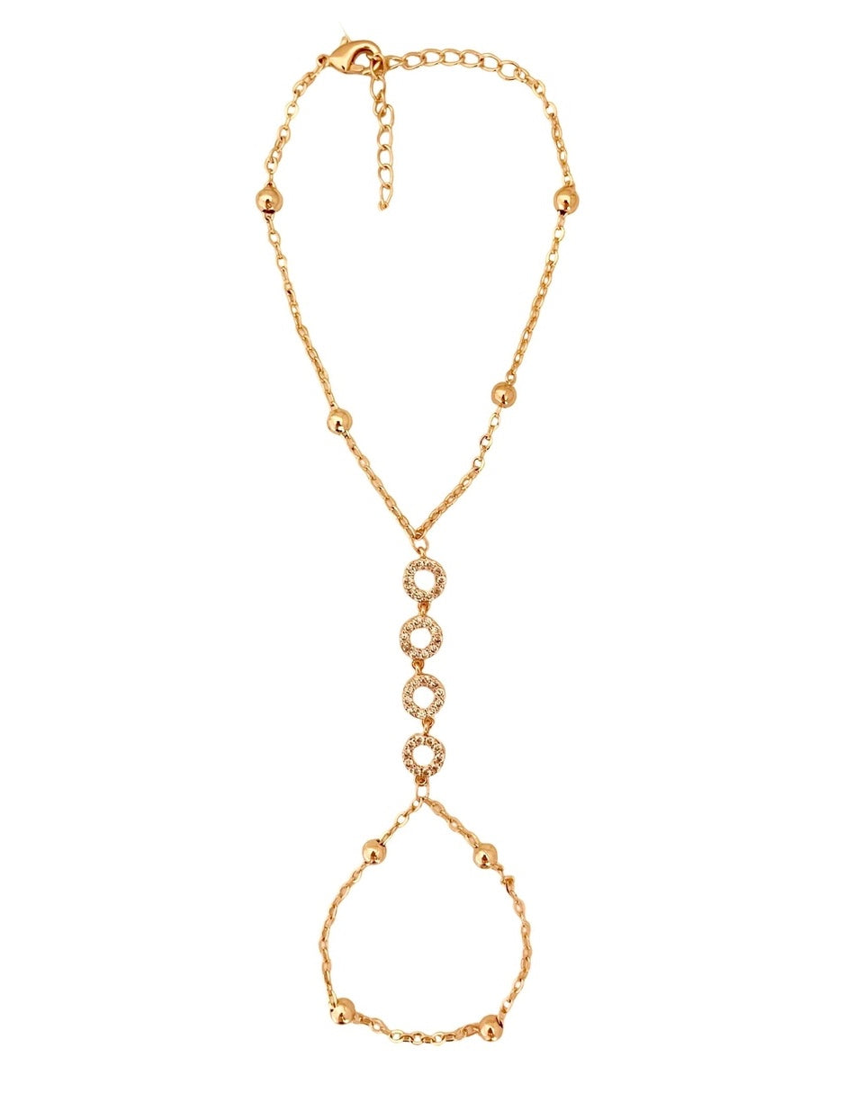 Pulsera para Dedo en Chapa de Oro 14k