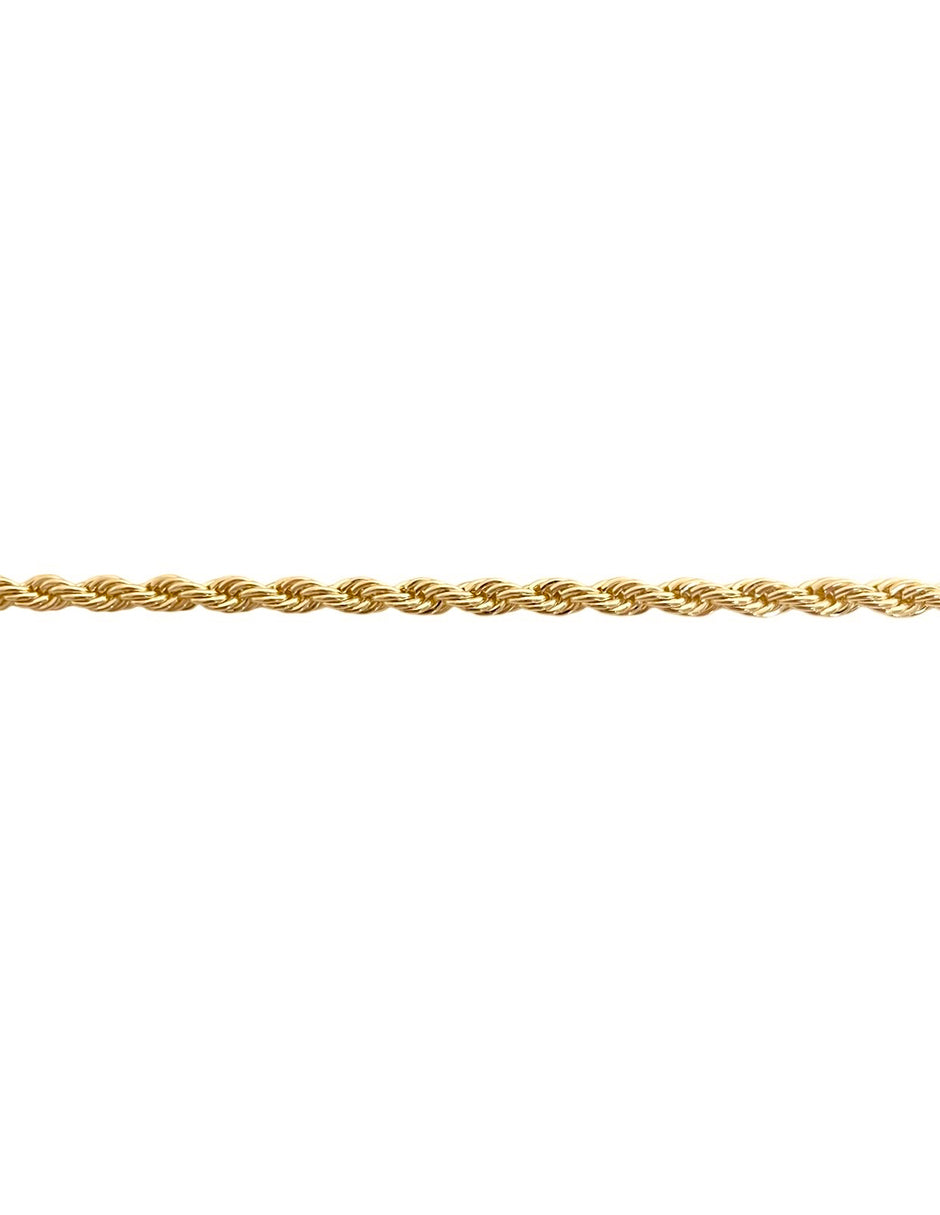 Collar Ondulado de Chapa de Oro 14K