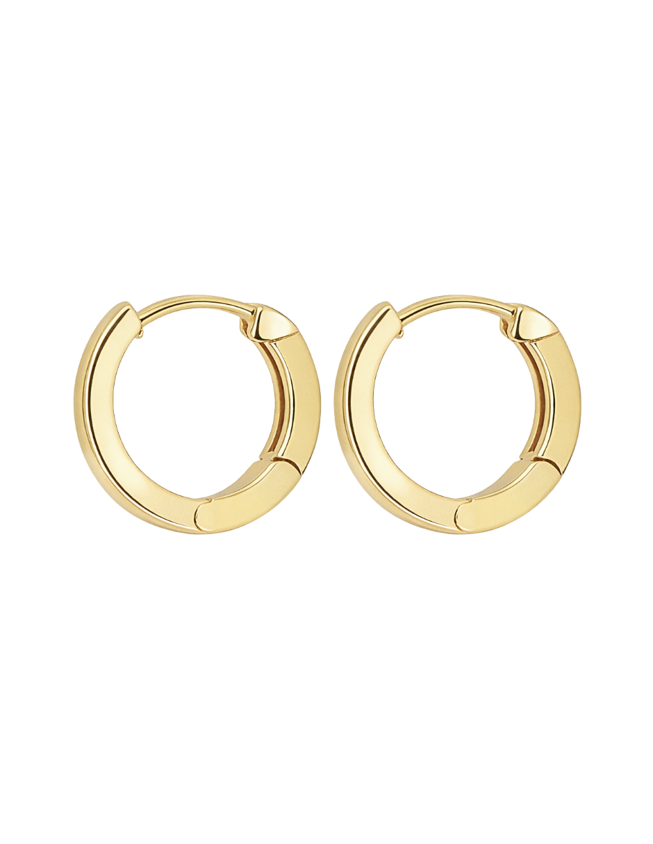 Arracadas con Zirconia Verde - en Oro 10k