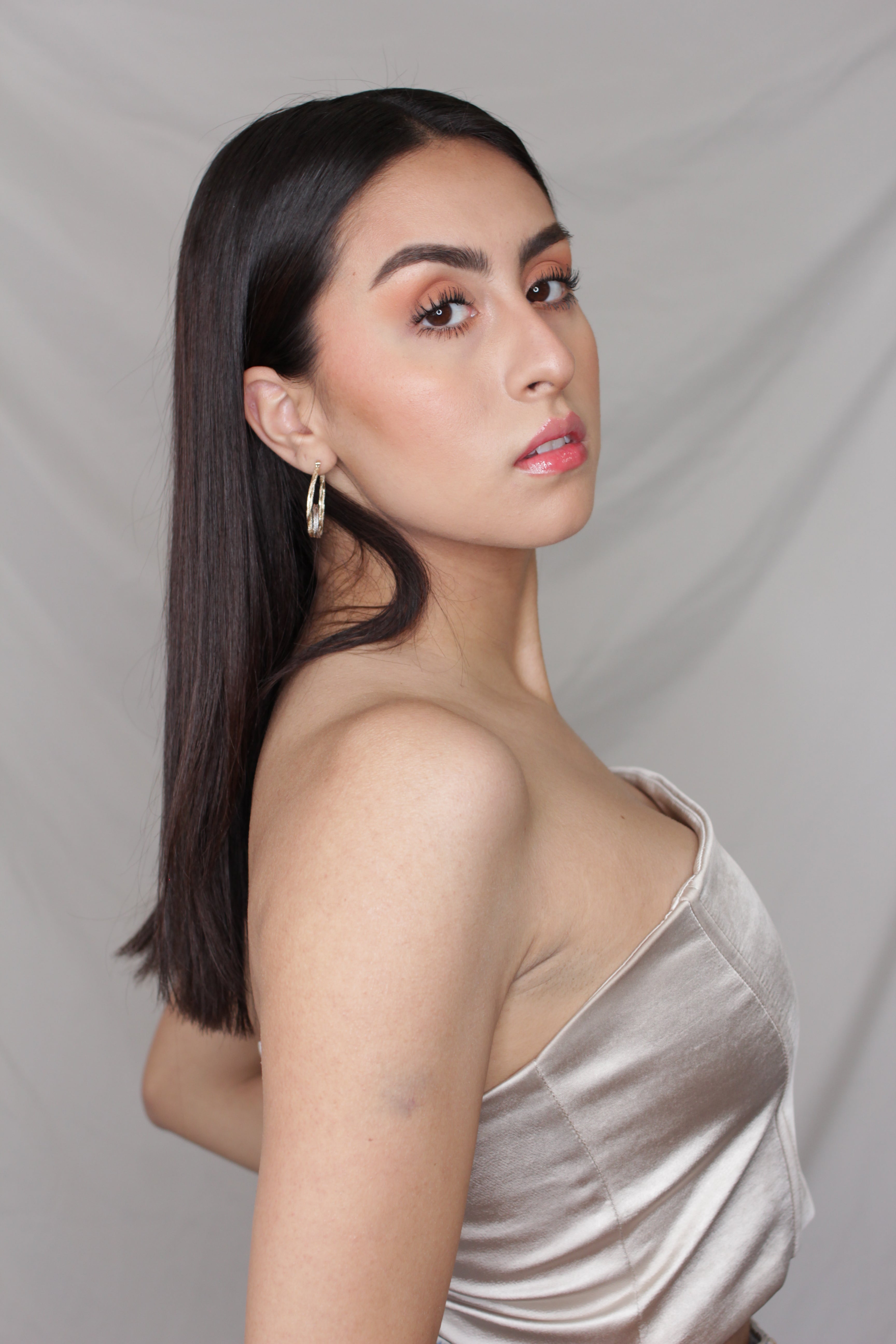 Arracadas Doble Aro en Chapa de Oro 14k