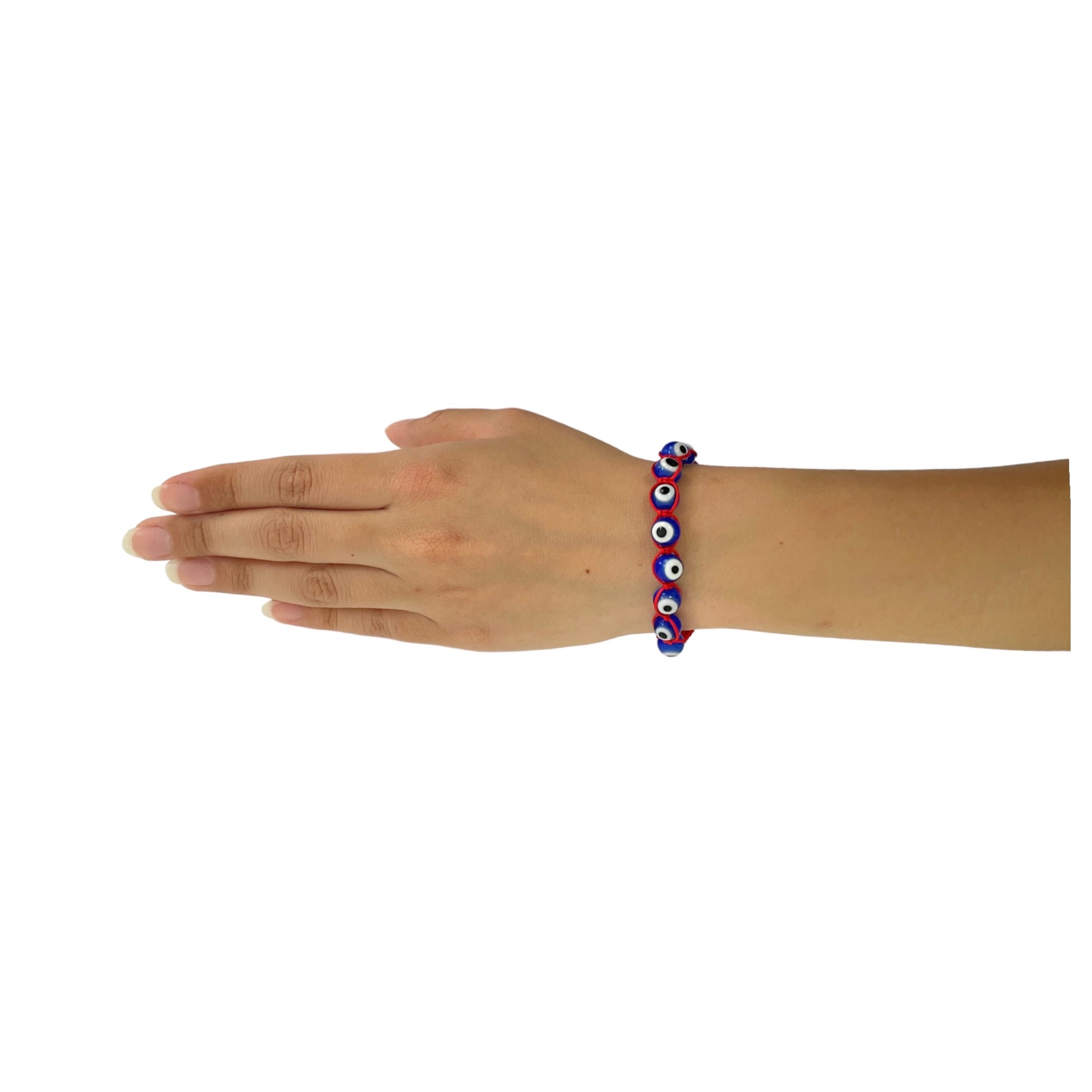 Pulsera de Hilo Rojo con Ojo Turco