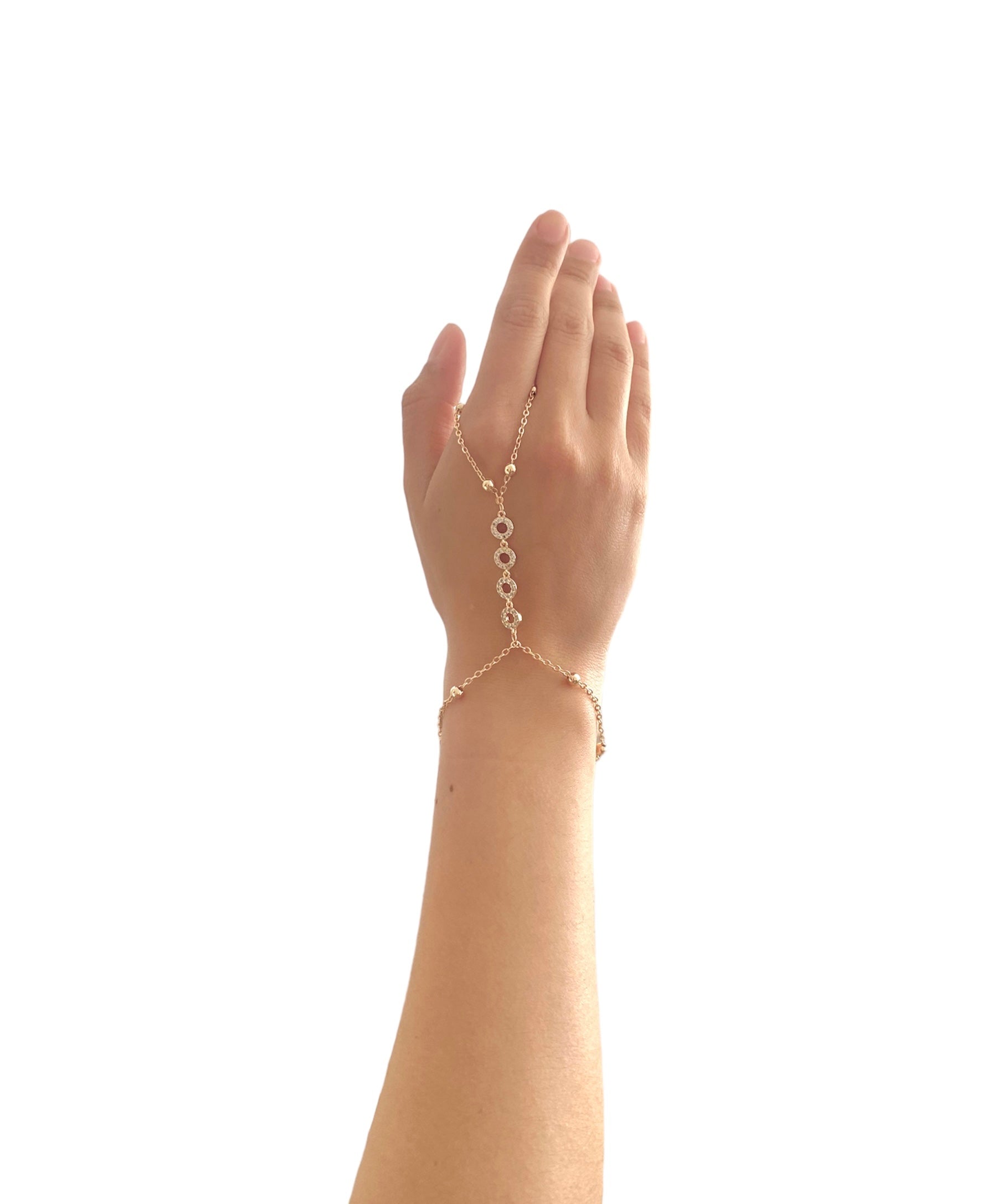 Pulsera para Dedo en Chapa de Oro 14k