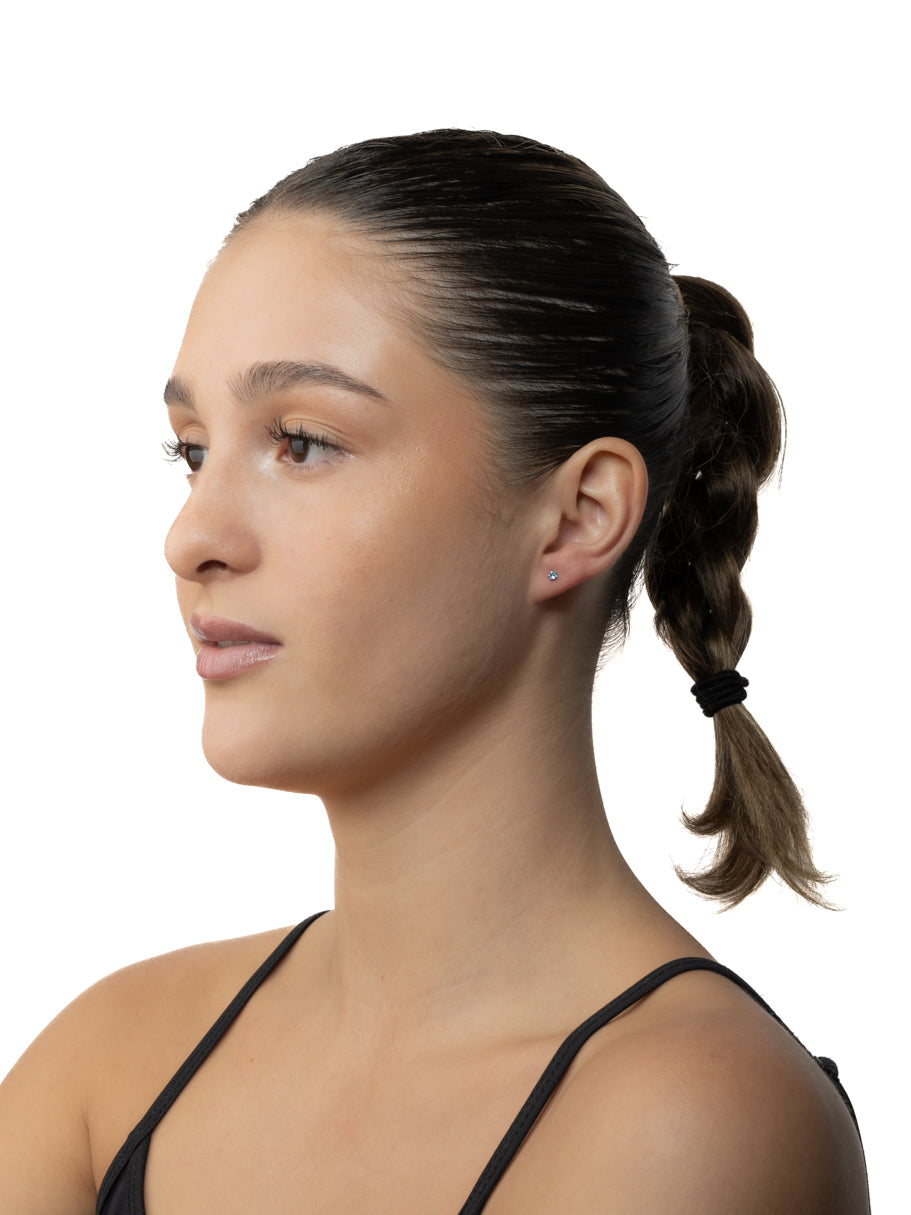 Broquel de la Suerte para Recién Nacida en Oro de 10k - DICIEMBRE