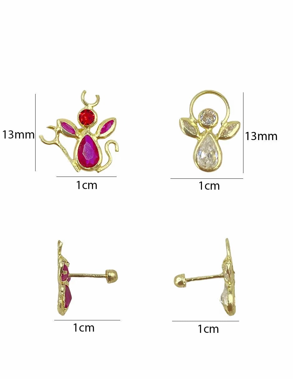 Broqueles de Conciencia - en Oro de 10k