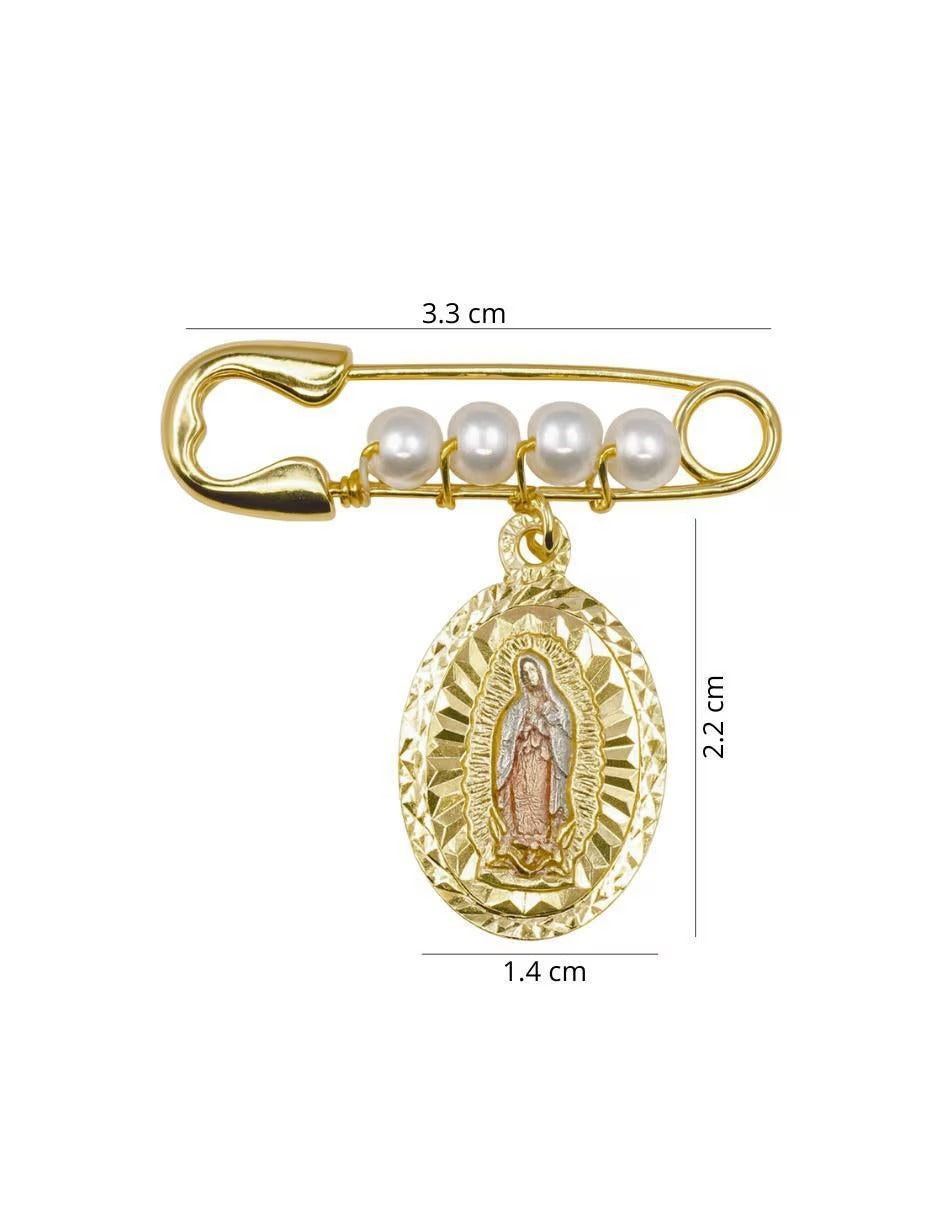 Dije de Virgen - en Chapa de Oro