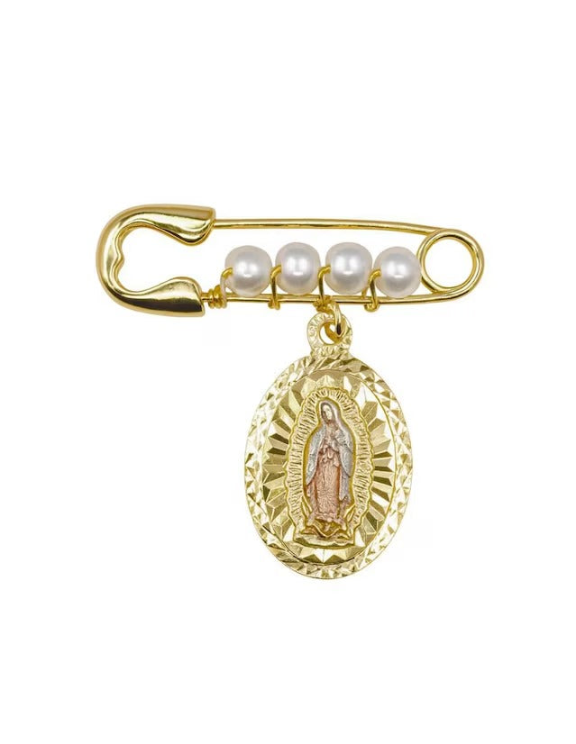 Dije de Virgen - en Chapa de Oro