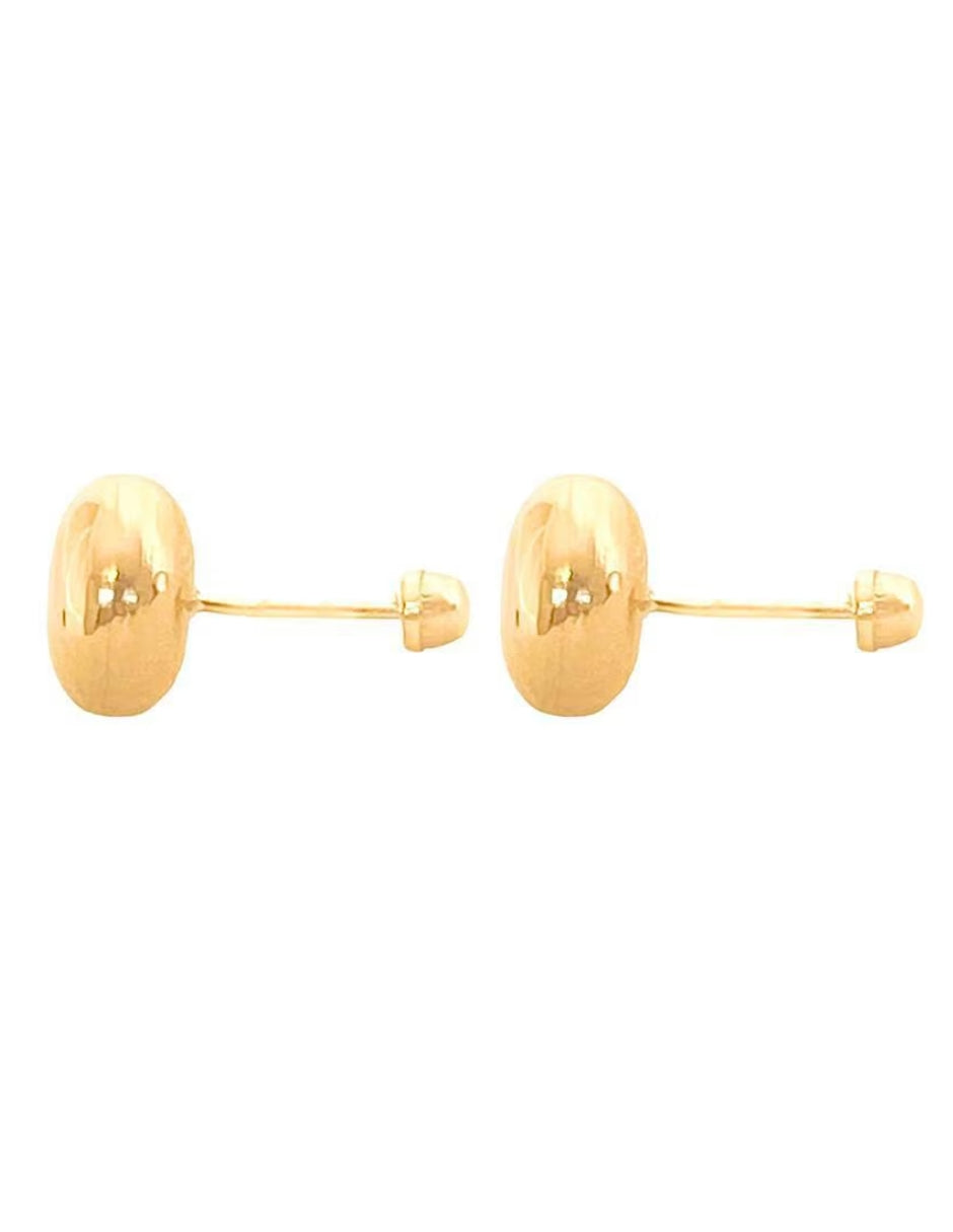 Broquel Tipo Luneta 4 mm Oro 10k