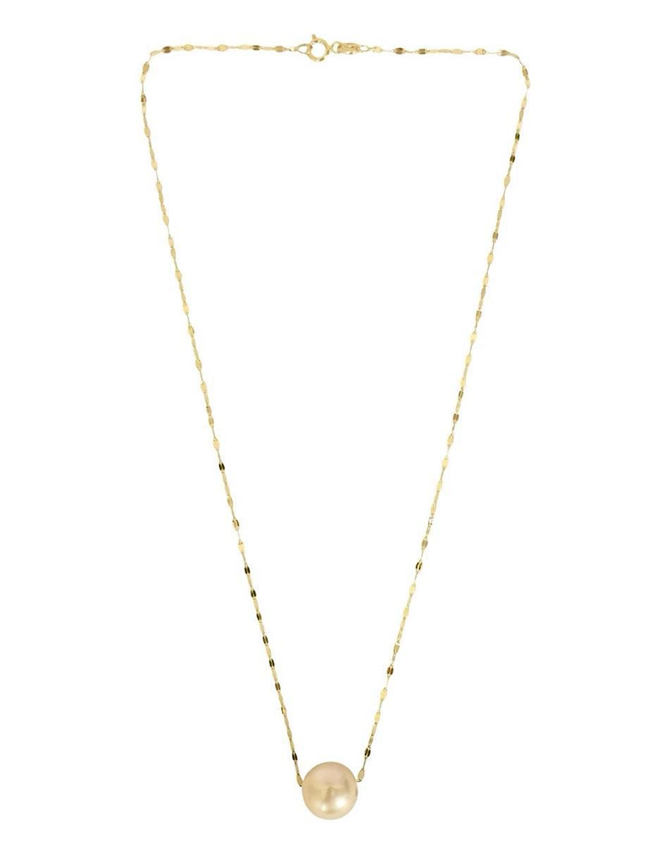 Collar de Perla en Oro de 10k