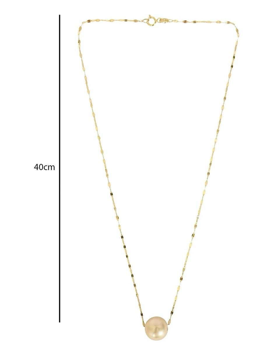 Collar de Perla en Oro de 10k