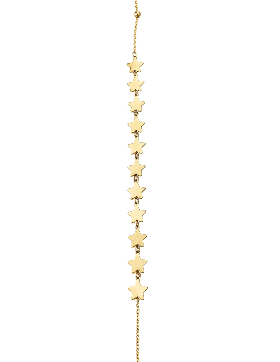 PULSERA MANCINI ESTRELLAS ORO 10K
