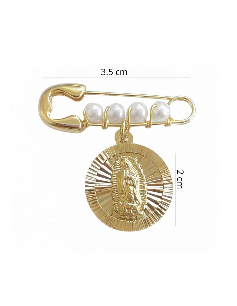 Dije de Virgen de Guadalupe - en Chapa de Oro