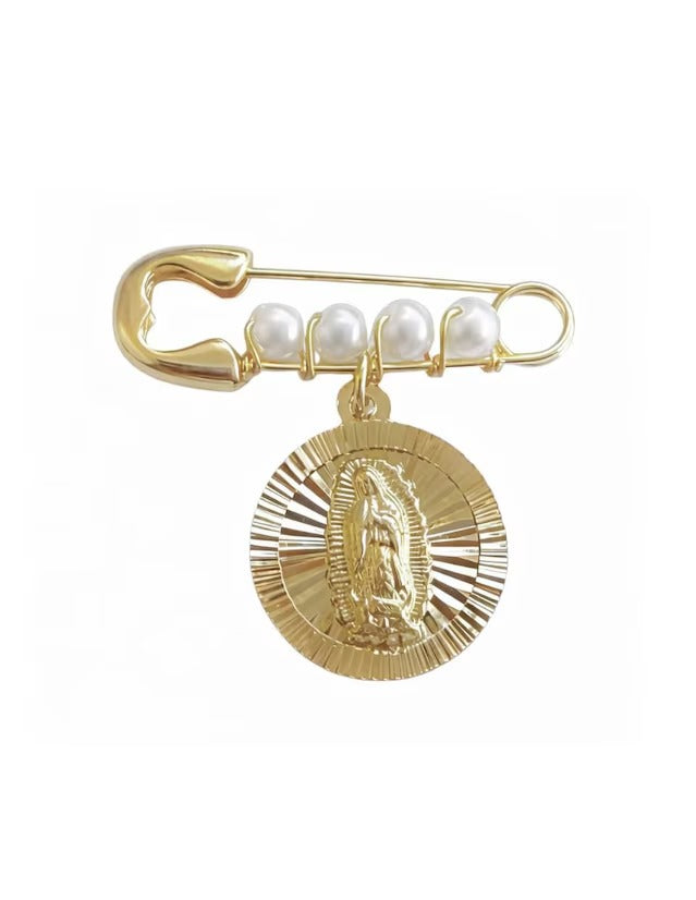 Dije de Virgen de Guadalupe - en Chapa de Oro