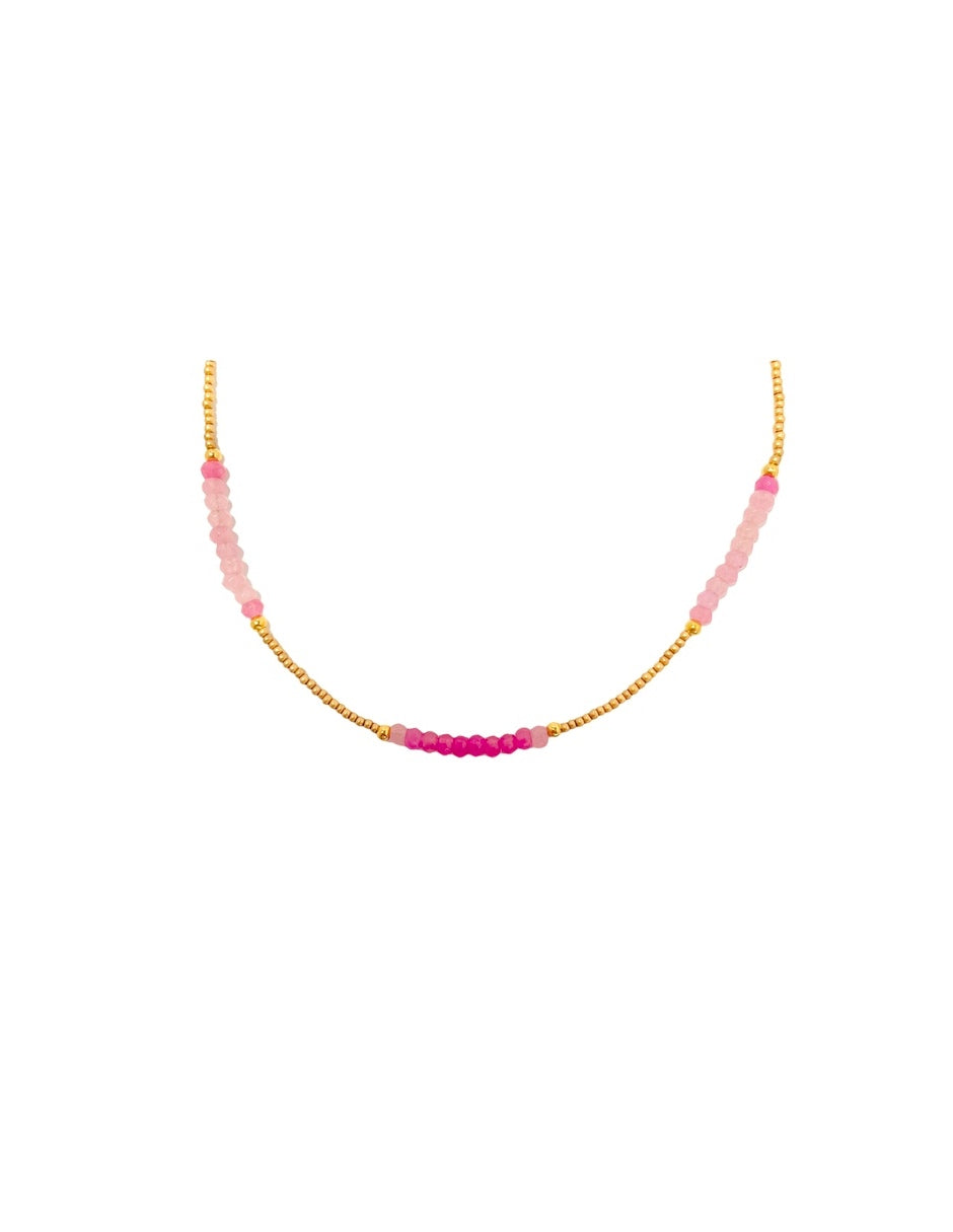 Collar Yuri en Chapa de Oro 14k