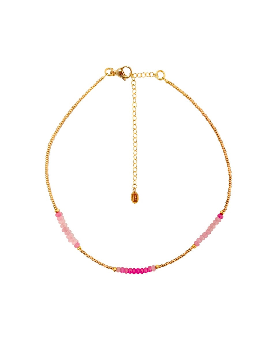 Collar Yuri en Chapa de Oro 14k