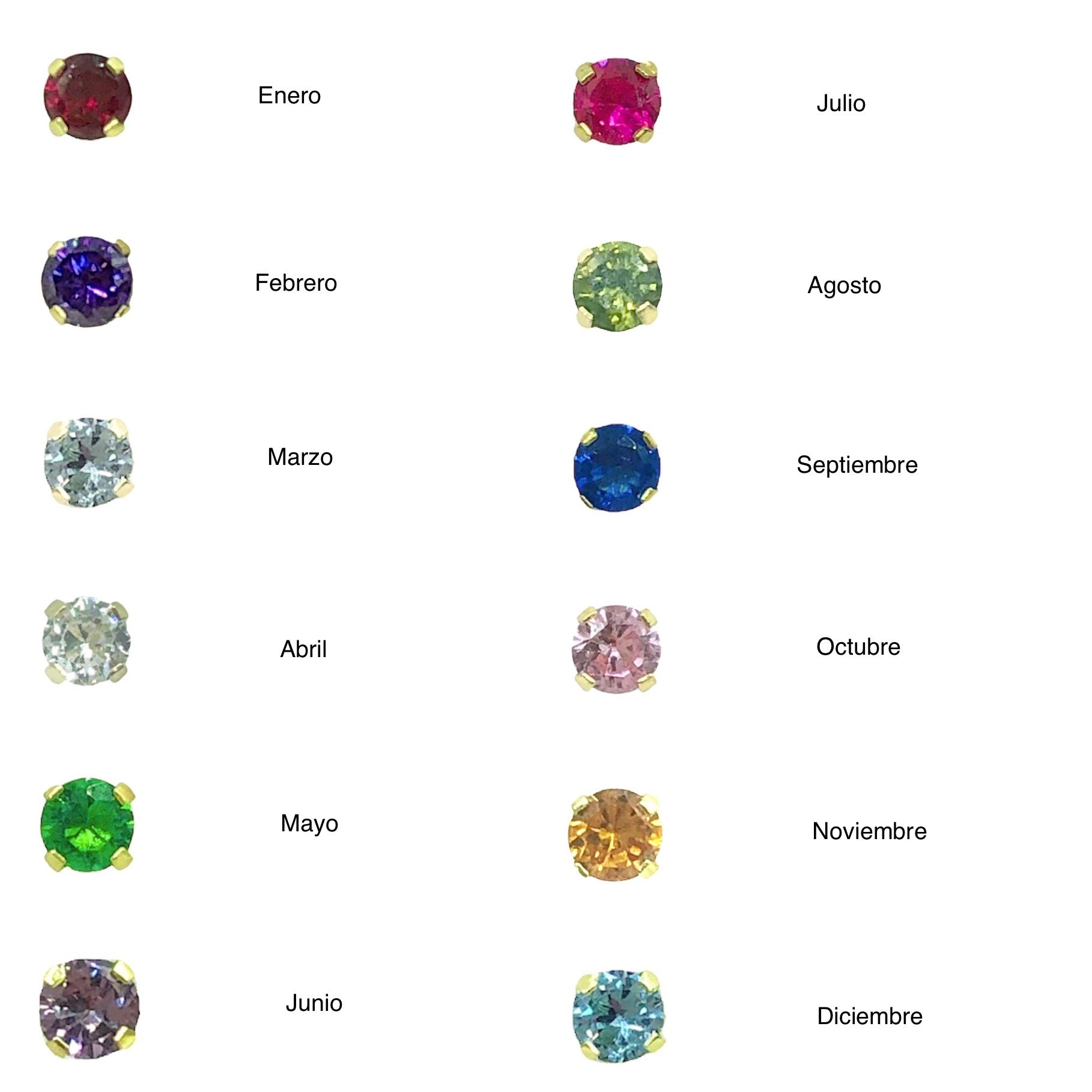 Broquel de la Suerte para Recién Nacida en Oro de 10k - MARZO