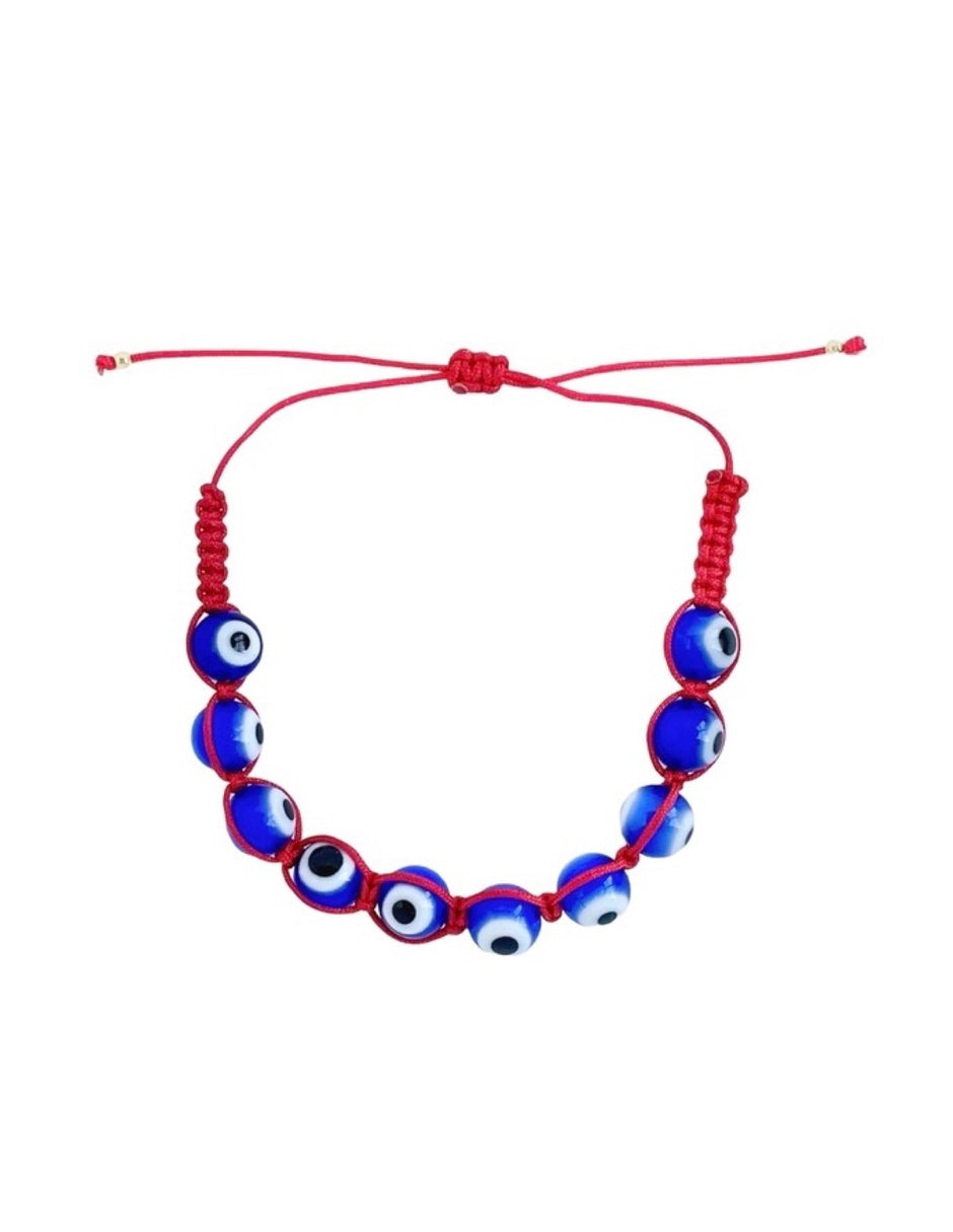 Pulsera de Hilo Rojo con Ojo Turco