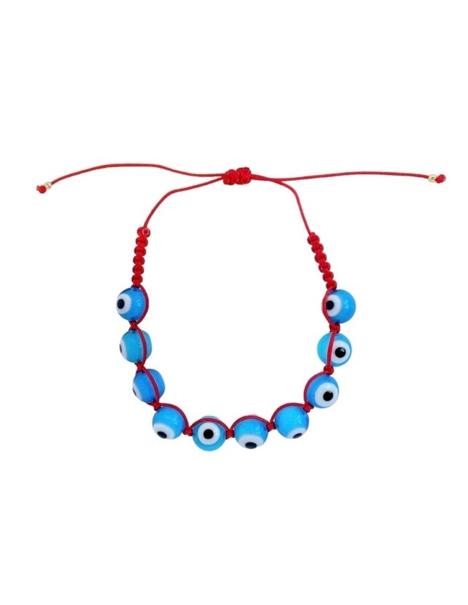 Pulsera de Hilo Rojo con Ojo Turco