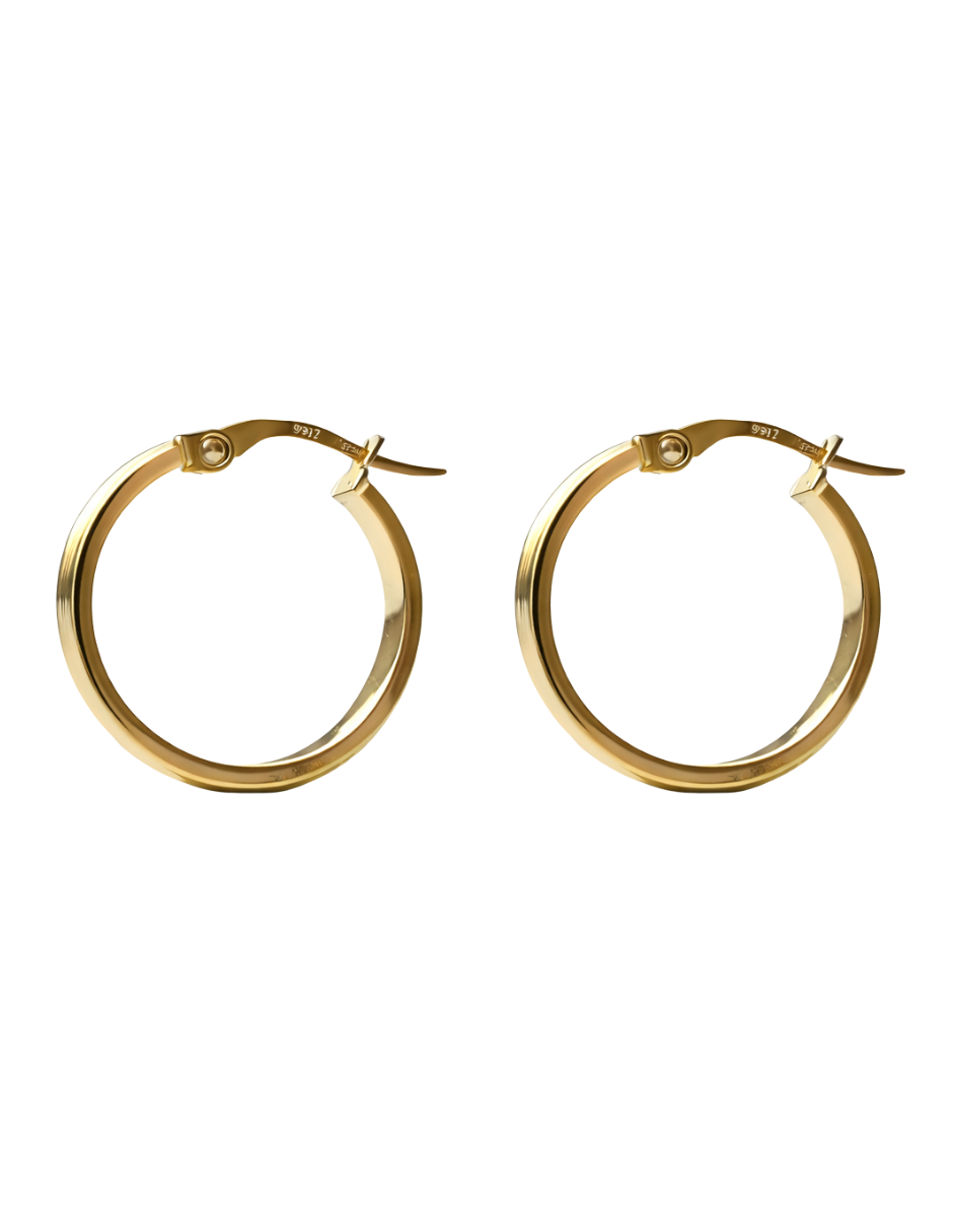 Arracadas con Líneas - en Oro 10k