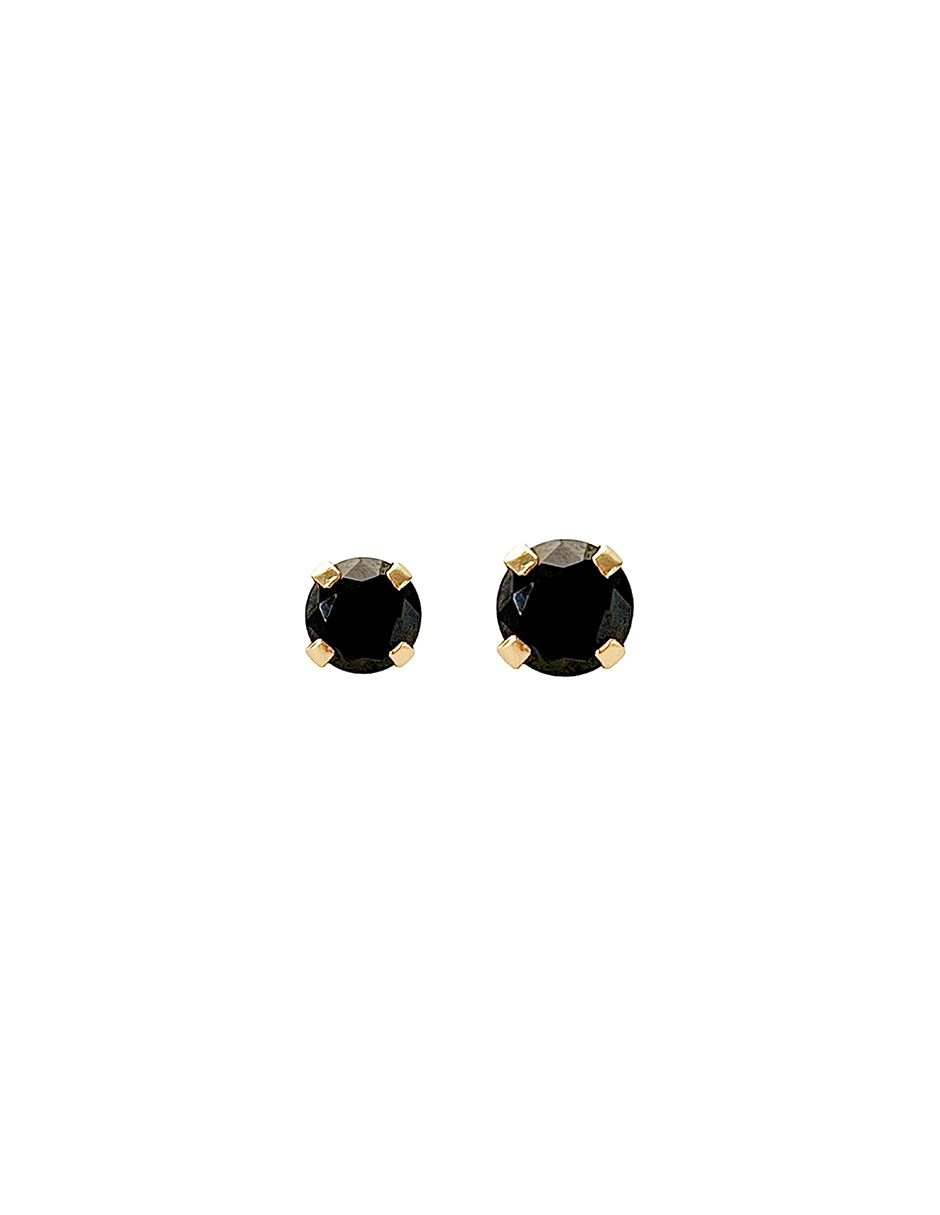 Duo de Piercing Ónix - en Oro de 10k
