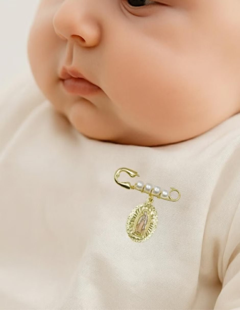 Dije de Virgen - en Chapa de Oro