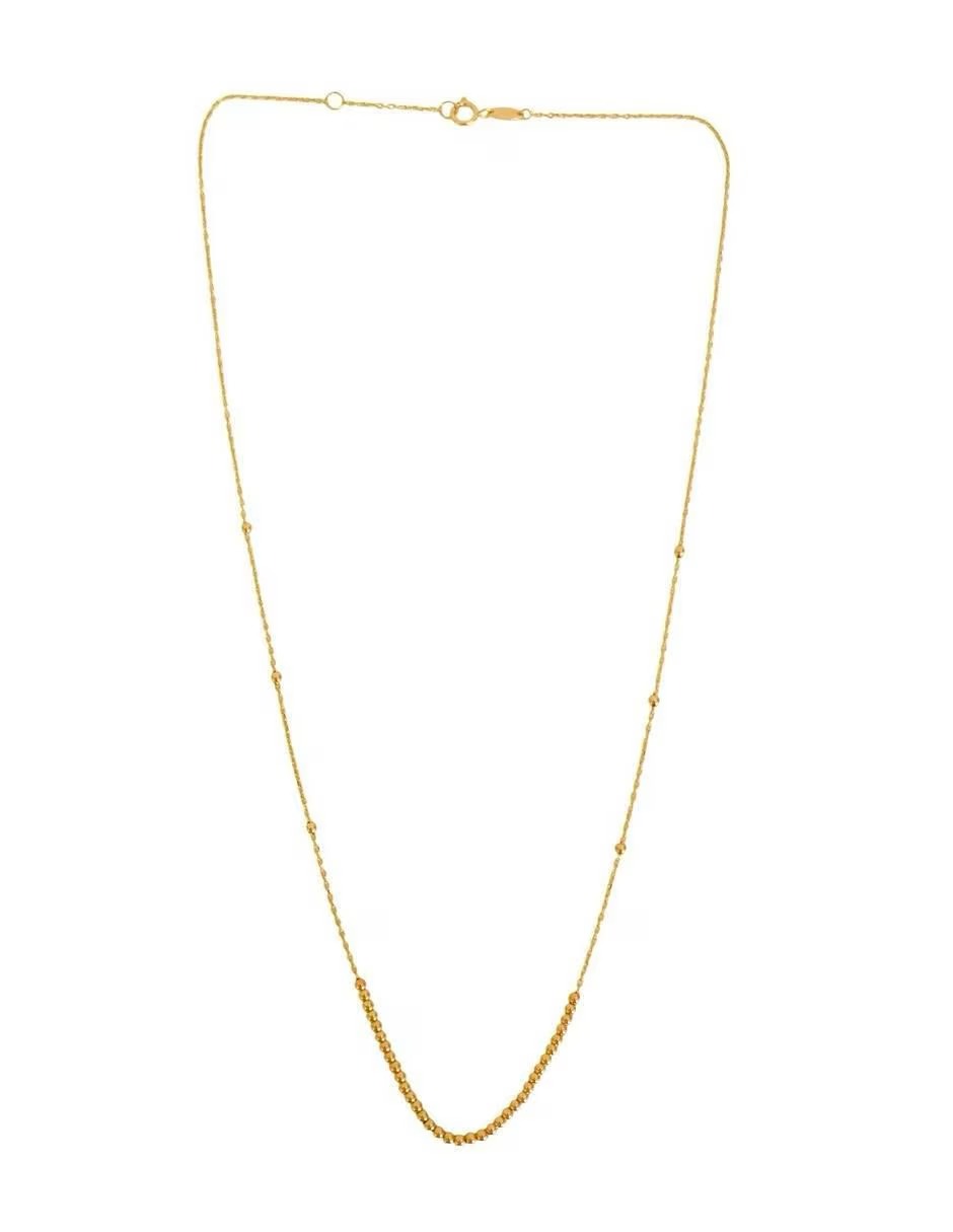 Collar con Bolitas en Oro de 10k