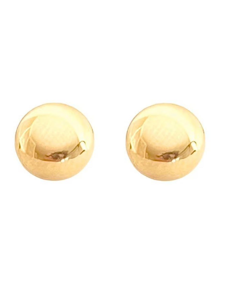 Broquel Tipo Luneta 4 mm Oro 10k
