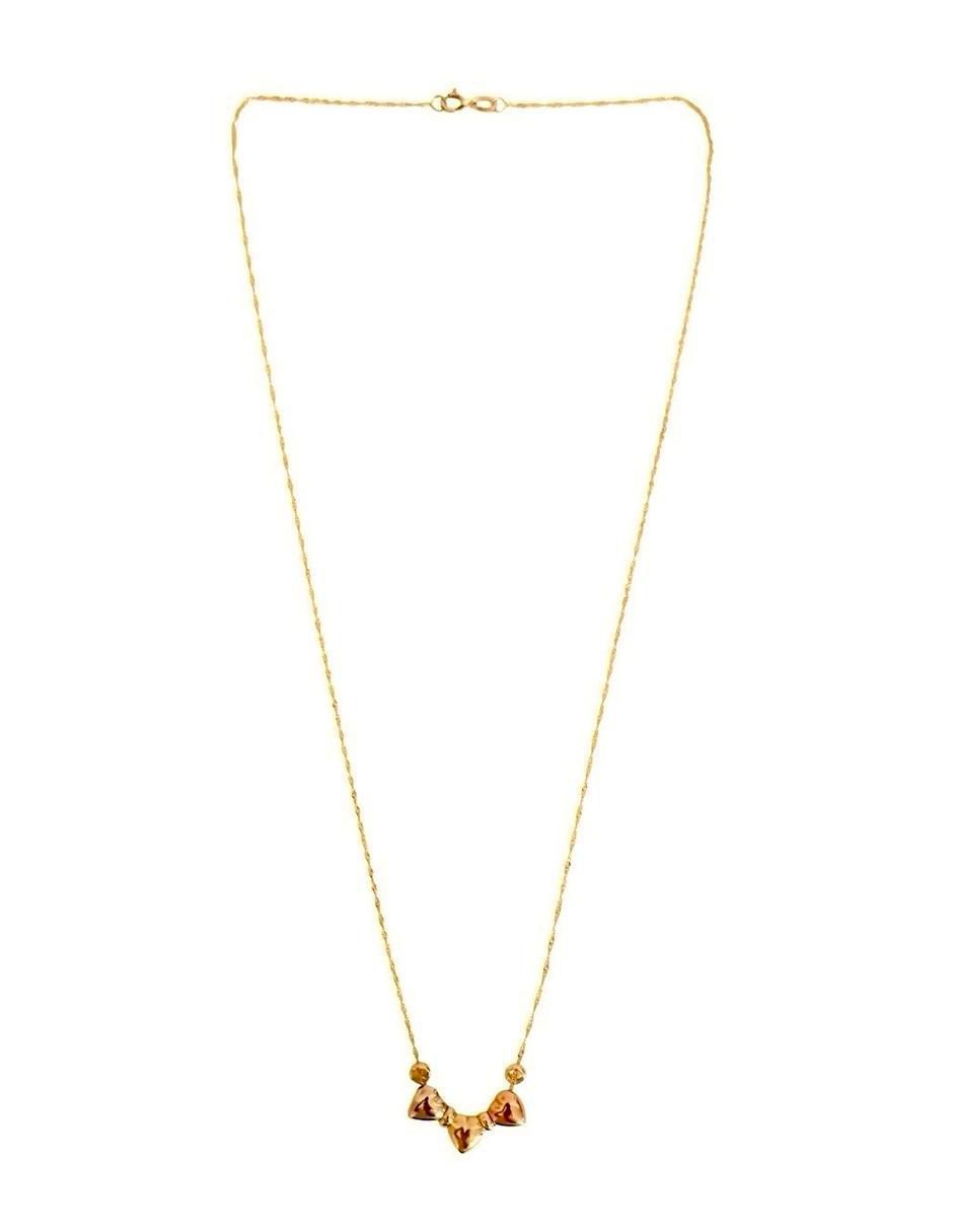 Collar de Corazones en Oro de 10k