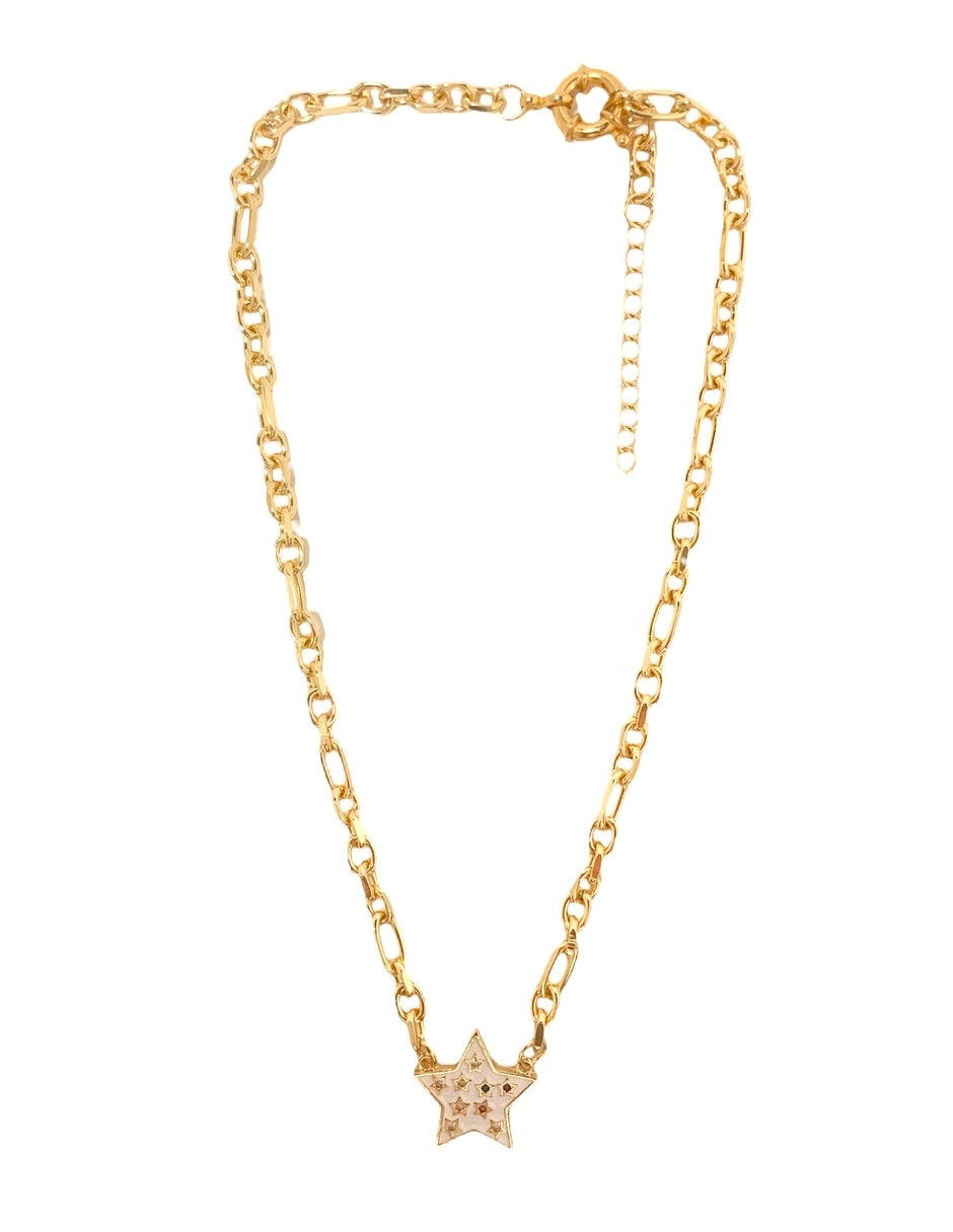 Collar Esrtrella - Chapa de Oro